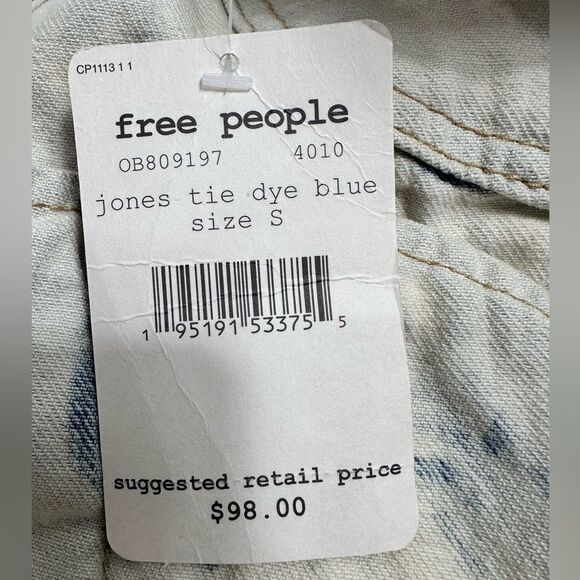 FREE PEOPLE Rumors Denim Jacket Size SMALL - Picture 16 of 16